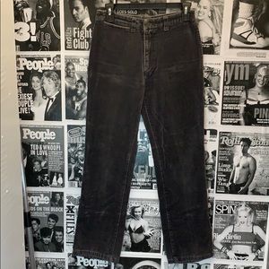 Vintage high waisted Sasson velour pants